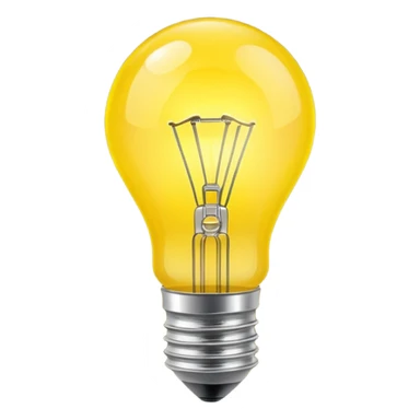 bright idea bulb sticker