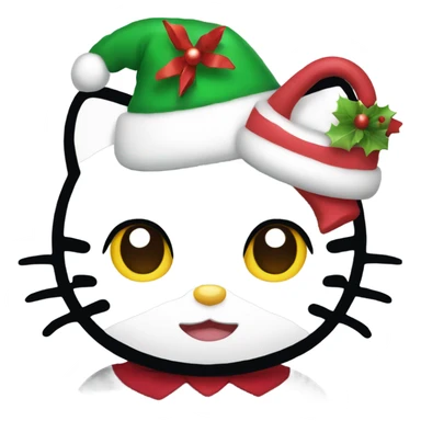 Christmas hello kitty  sticker