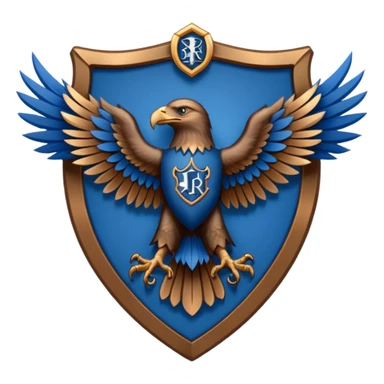 Hogwarts Ravenclaw crest Eagle sticker