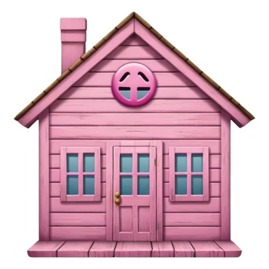 home sign pink sticker