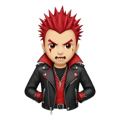 faça emoji clã brujah vampire sticker