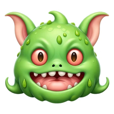 Cute Gross ear monster  sticker