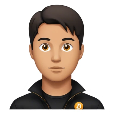 lego homme vêtement noir bitcoin sticker