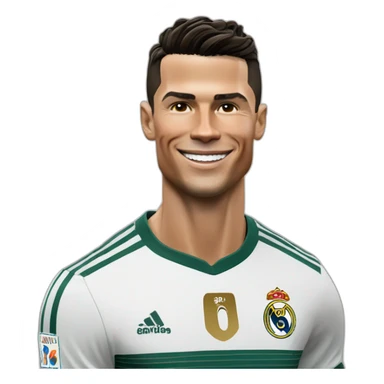 Cristiano Ronaldo qui fait la célébration siuuuu sticker