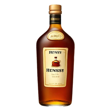 hennessy bottle  sticker