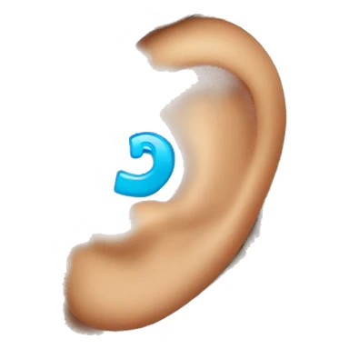 Phone on someone’s ear sticker