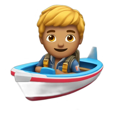 Un homme en planeur ( fornite ) sticker