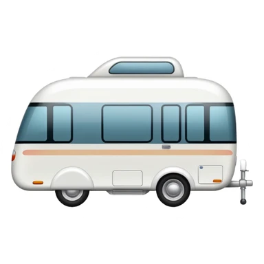 modern caravan sticker