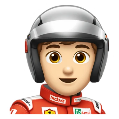 charle Leclerc piloteF1 ferrari sticker