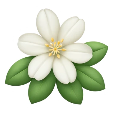Jasmine flower sticker