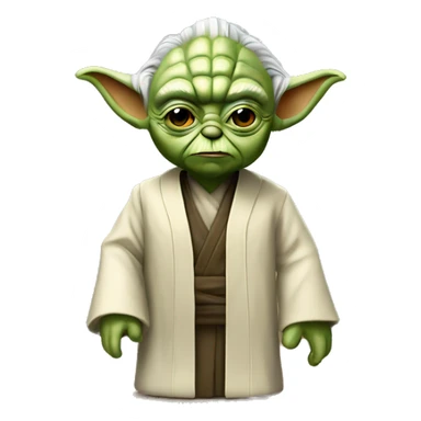 Maitre yoda en profeseur sticker
