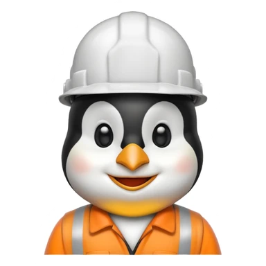 penguen işçi sticker