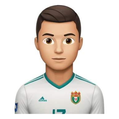 Cristiano Ronaldo football emojis sticker