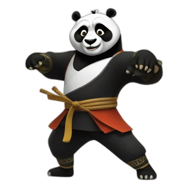 Kungfu panda sticker