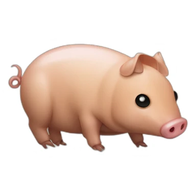 Yin Yang pig armadillo cow centipede insect sticker
