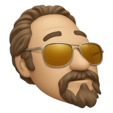the big lebowski sunglasses sticker