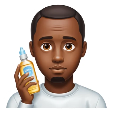 Diddy with baby oil sticker