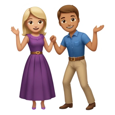 Man spanking women sticker