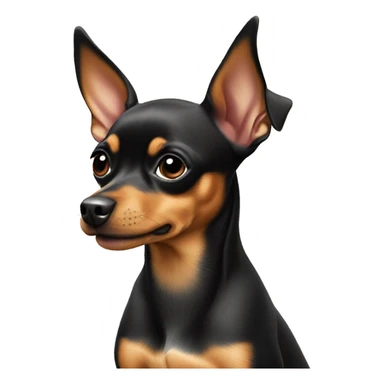 Miniature pinscher chihuahua mix sticker