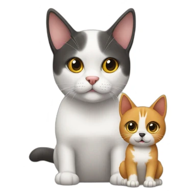 cat-and-dog-in-shelter sticker