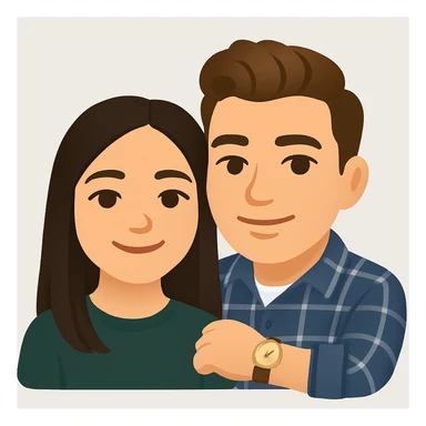This is my boyfriend and I, make us into an emoji  sticker