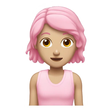 light pink gym sticker