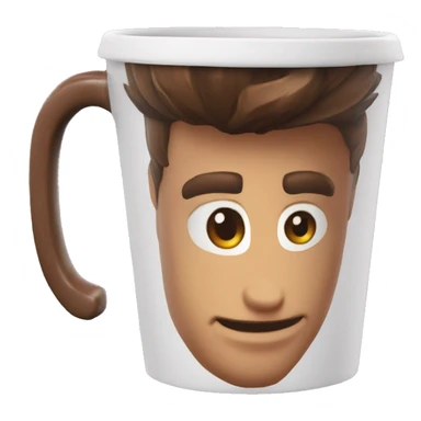 Fortnite skin coffee cup head sticker