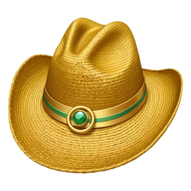 Sombrero Vueltiao con artos anillos sticker