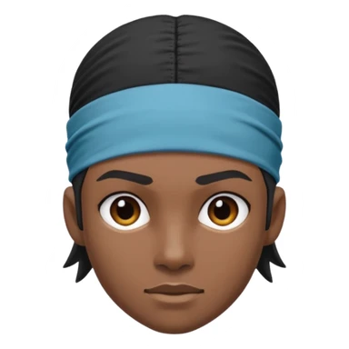 black usalt bolt half body with head band,half body,  sticker