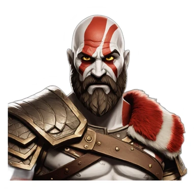 God of war Ragnarok kratos sticker
