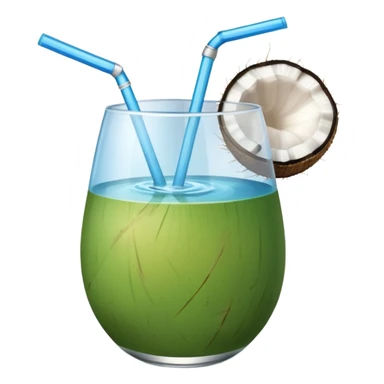 Coconut water sticker