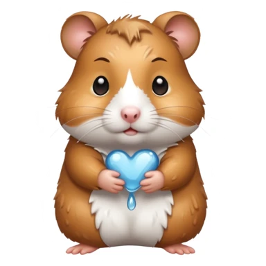 wet hamster  sticker
