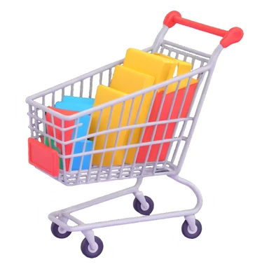 shopping cart sticker