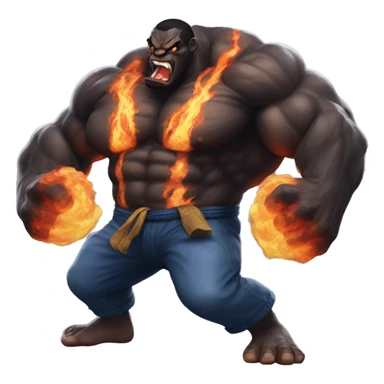Balrog from the Street Fighter series sticker