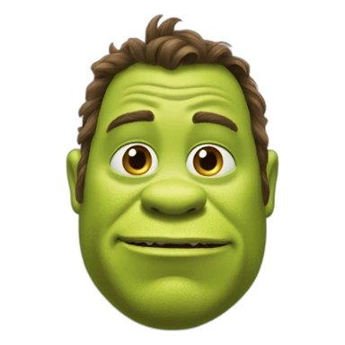 Shrek with too much chromosoms sticker