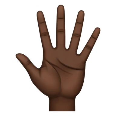Yvl handsign emoji black hand  sticker