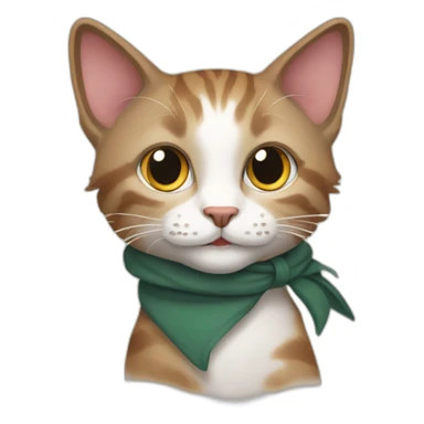 cat wearing a happy potter custome sticker