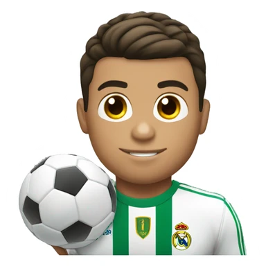 cristiano ronaldo with a ball sticker