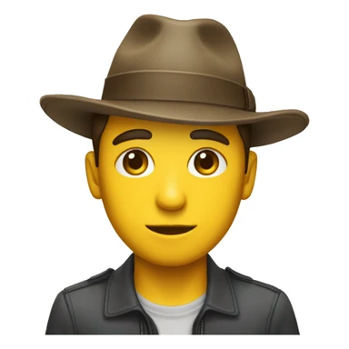 Il Pleure avec chapeau  sticker