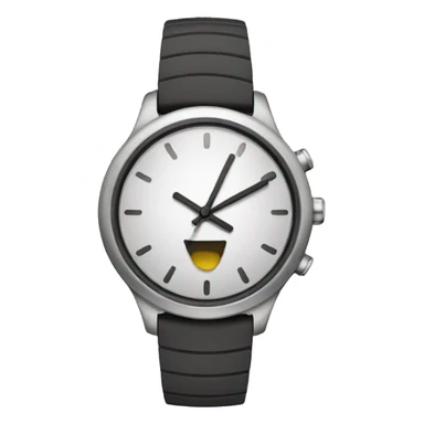 an emji showing a watch vibrating sticker