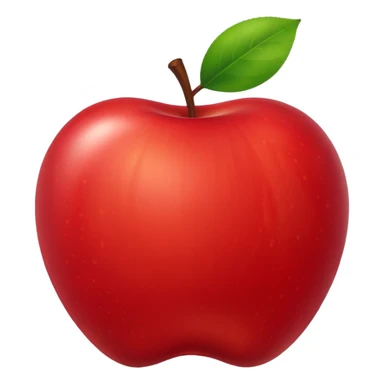 Red apple sticker