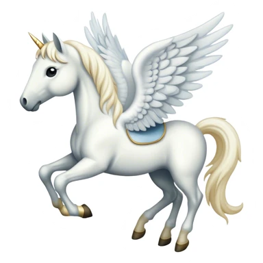 Angel Horse (additional legs - negative) sticker