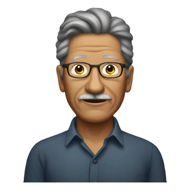 abraham maslow with no glasses sticker