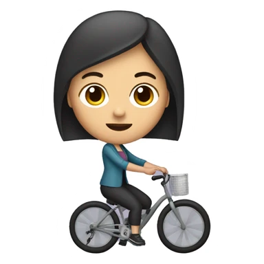 short white woman with dark hair. Iroquois. Loves karaoke, riding a bike, drinking aloe and sound sticker
