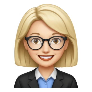 ahora el perfil de la misma profesora sticker