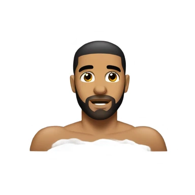 Drake in a hot tub sticker