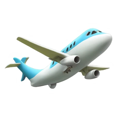 dinosaur flying in plane sticker