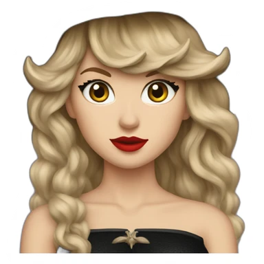 Taylor swift as witch of the west sticker