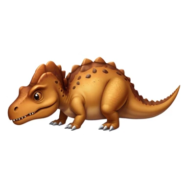 tired office dinosaur lying on the floor sticker