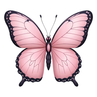 Pastel Pink Butterfly  sticker